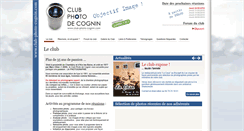 Desktop Screenshot of club-photo-cognin.com
